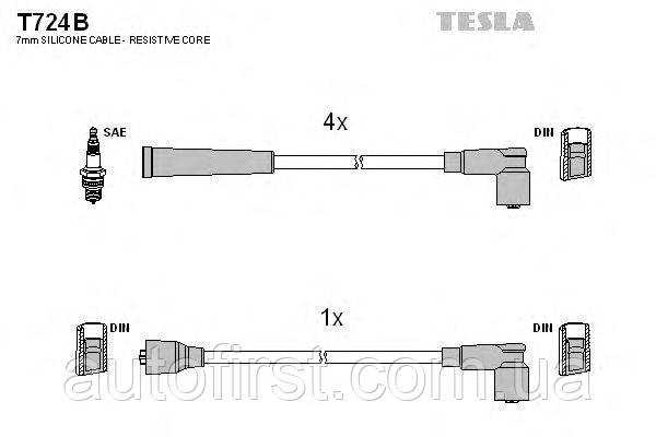Tesla T724B Высоковольтные провода Fiat, Citroen - фото 2 - id-p50532226