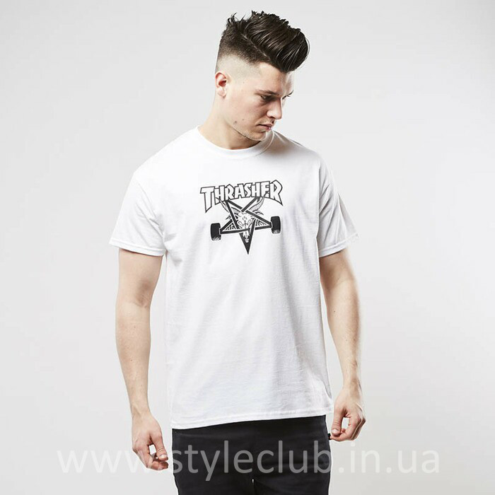 Футболка Thrasher біла. Бірки оригінальні XS