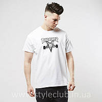 Футболка Thrasher белая. Бирки оригинальные XS