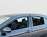 Дефлектори бокових вікон з хром молдингом Toyota Camry V70, фото 2