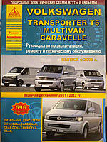 Книга Volkswagen T5 дизель з 2009 Інструкція з експлуатації, ремонту
