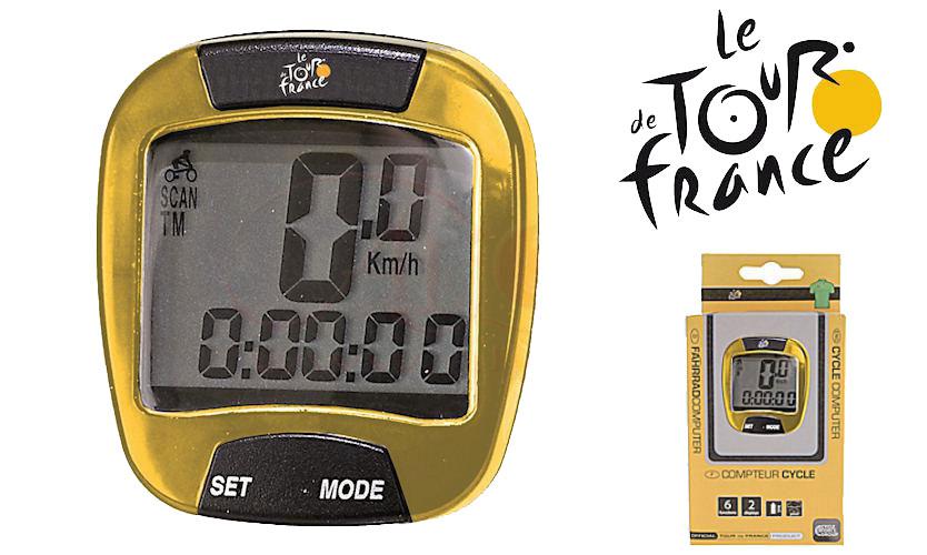 Велокомп'ютер Tour De France VI Жовтий (A-L-0036)