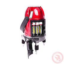 Рівень лазерний Проф. 5 лазерних головок INTERTOOL MT-3011, фото 4