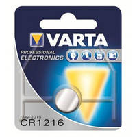 Дискова батарейка VARTA Cell Lithium 3V CR1216 (25mAh) (C1)