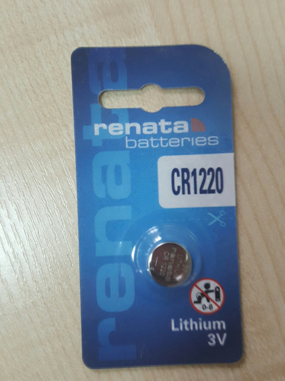 Дискова батарейка RENATA Cell Lithium 3V CR1220 (38mAH) (C1)