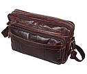Чоловіча шкіряна сумка PRE1863 коричнева, фото 2