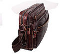 Чоловіча шкіряна сумка PRE1863 коричнева, фото 3