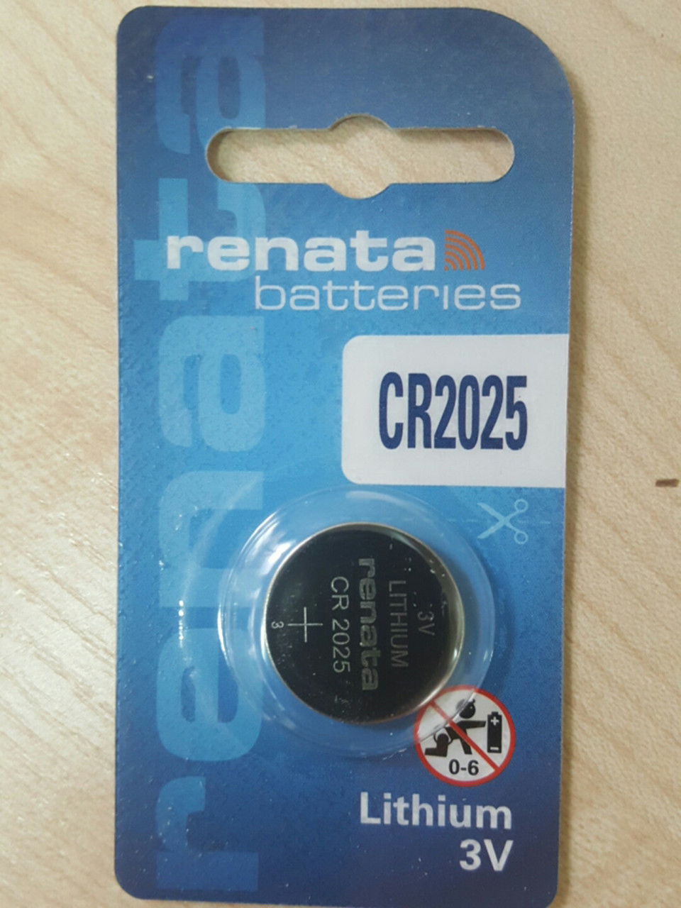 Дисковая Батарейка RENATA Lithium Cell 3V CR2025 (170mAH) (C1) — в