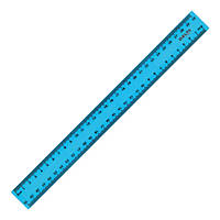 Лінійка пластикова Delta D9800-03, 30 см, блакитна