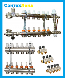 Колектори для теплої підлоги та опалення