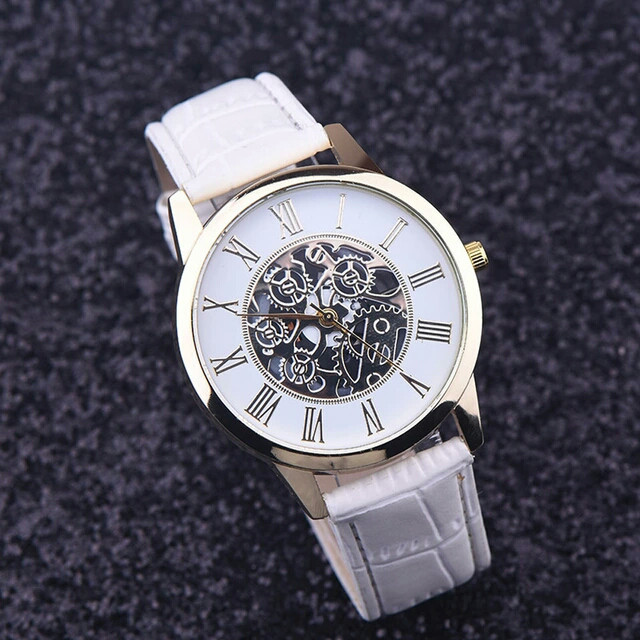 Часы женские наручные кварцевые с белым браслетом, белый циферблат - фото 1 - id-p673334249