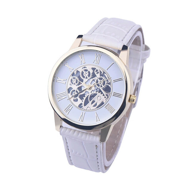 Часы женские наручные кварцевые с белым браслетом, белый циферблат - фото 2 - id-p673334249