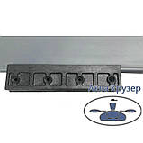 Опора для сидіння (лікпаз) рухома для надувних човнів ПВХ, колір чорний, фото 2