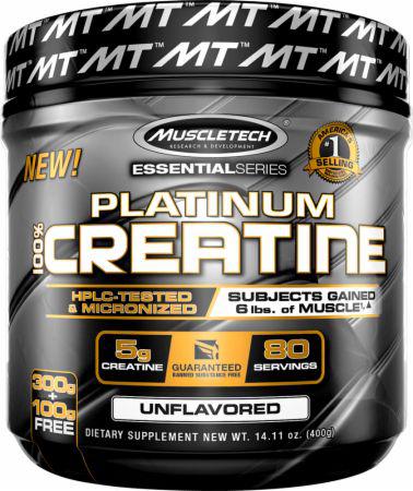 Platinum 100% Creatine Powder MuscleTech 400 g