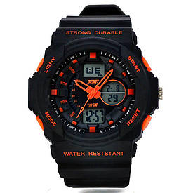 Спортивні чоловічі годинники SKMEI Помаранчеві