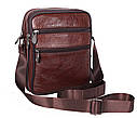 Чоловіча шкіряна сумка BON2366 коричнева, фото 2