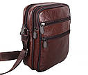 Чоловіча шкіряна сумка BON2366 коричнева, фото 7