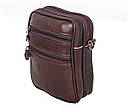 Чоловіча шкіряна сумкаBON9950 коричневая, фото 2