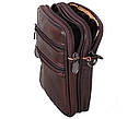 Чоловіча шкіряна сумкаBON9950 коричневая, фото 8