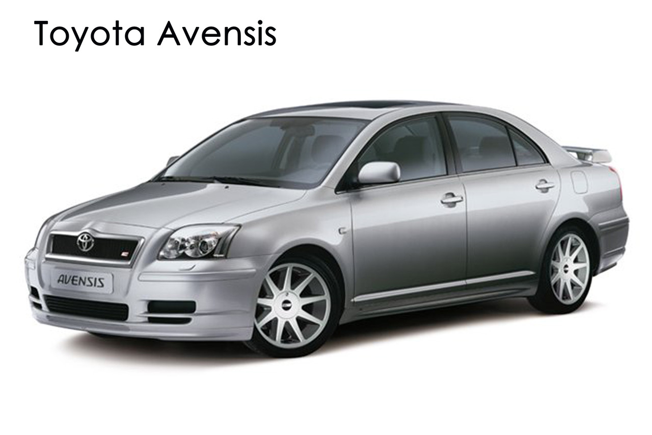 Toyota Avensis — заміна лінз на світлодіодні Bi-LED лінзи Optima Professional Series 3,0"