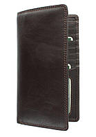 Мужской бумажник кожаный коричневый Visconti HT-12 Brown