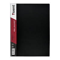 Папка пластиковая A4 Axent 1060-01-A на 60 файлов, черная