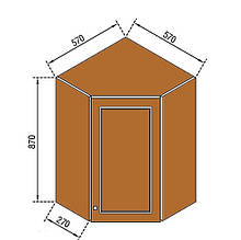Кут верхній 57Х57 Валенсія Світ Меблів