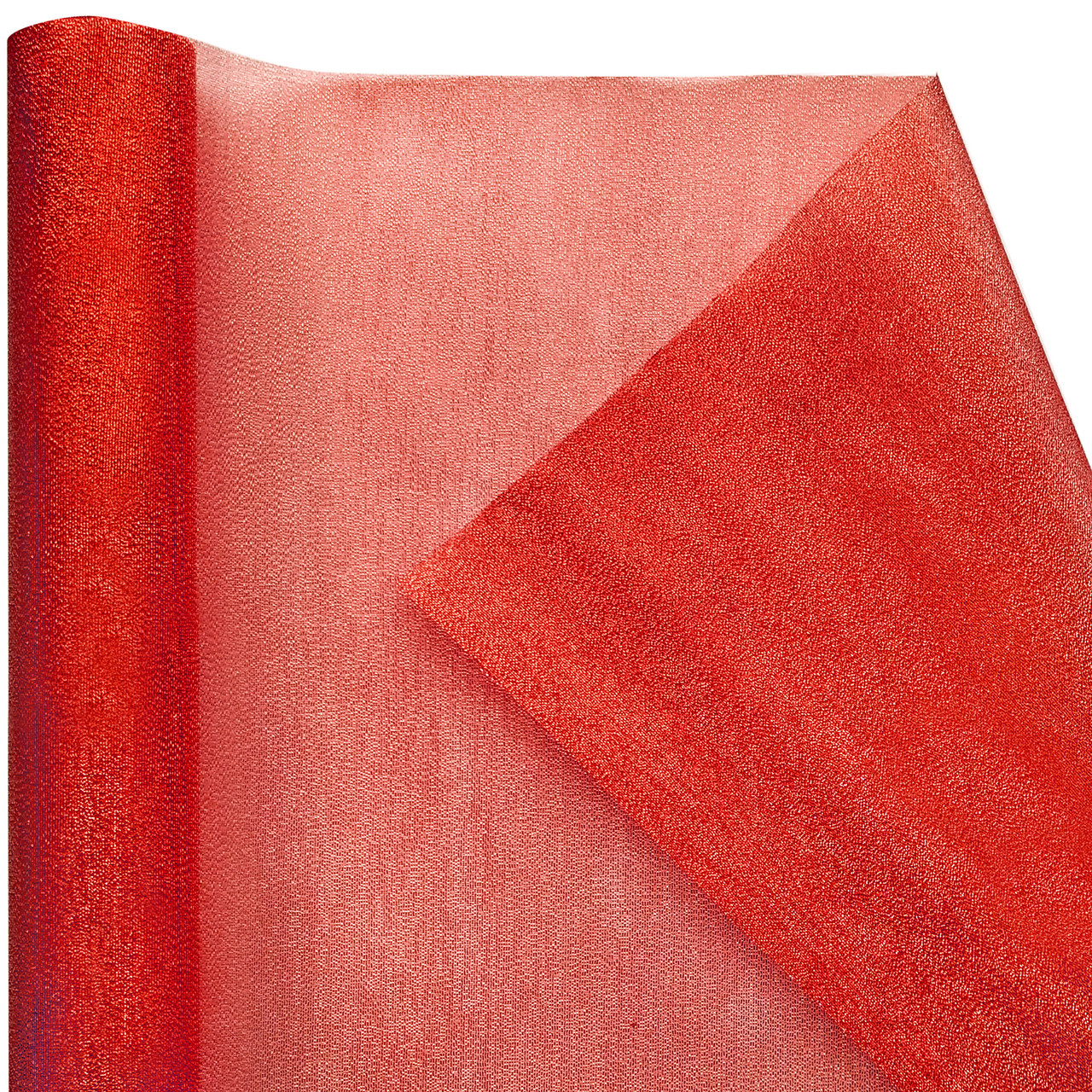 Органза snow, червона (47 см х 7 м), фото 1