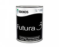 Грунт алкидный TEKNOS FUTURA 3 адгезионный (белый глубокоматовый) 0,9 л