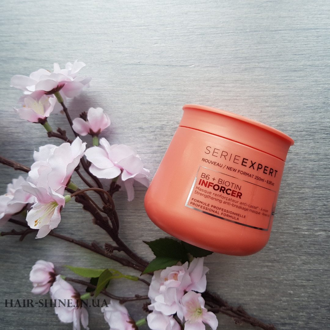 Зміцнююча маска предотвращающоя ламкість волосся Loreal professionnl maska INFORCER 250 ml