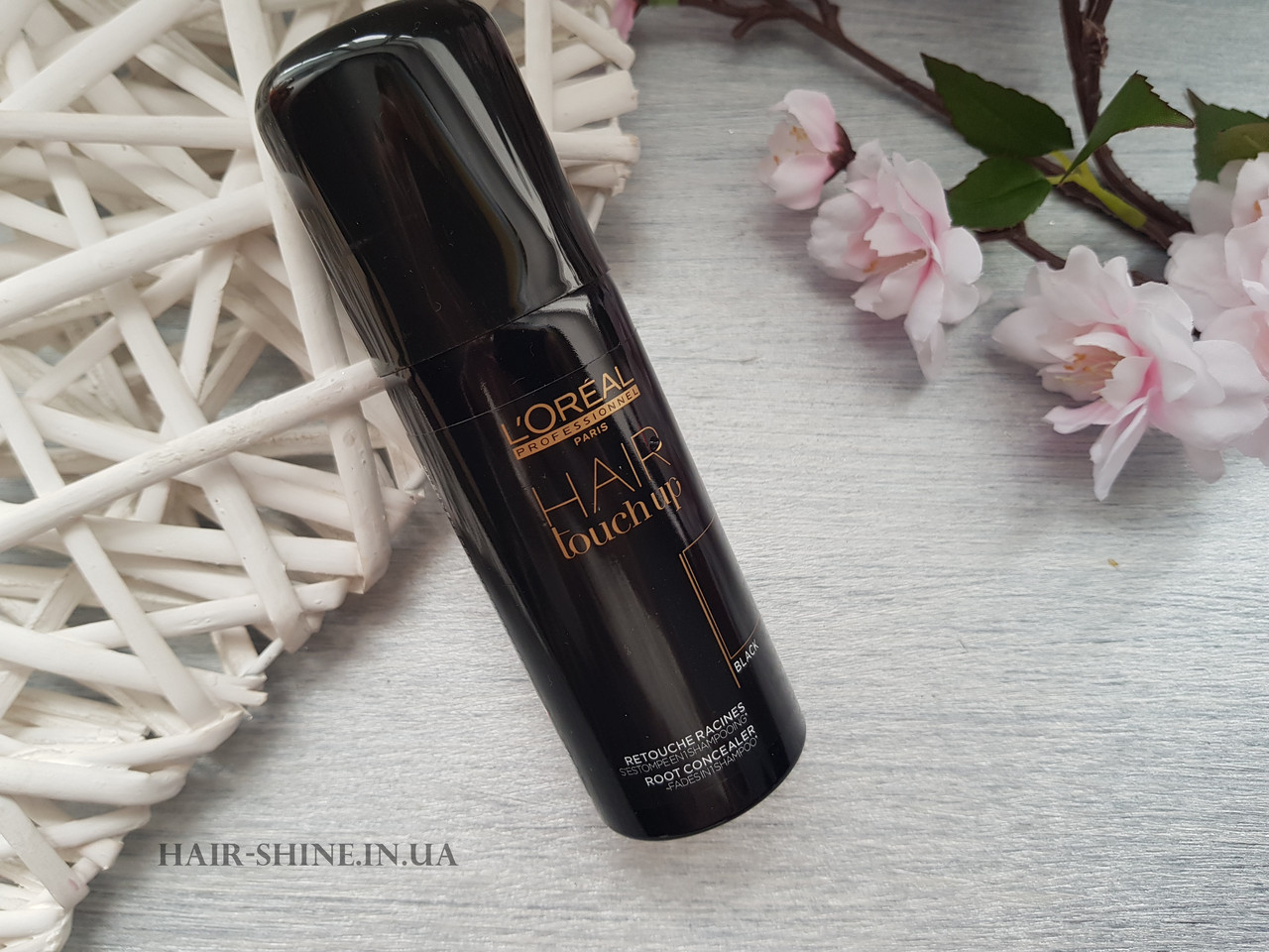 Консилер для волосся L'oreal Professionnel Hair Touch Up Black -чорний 75 мл