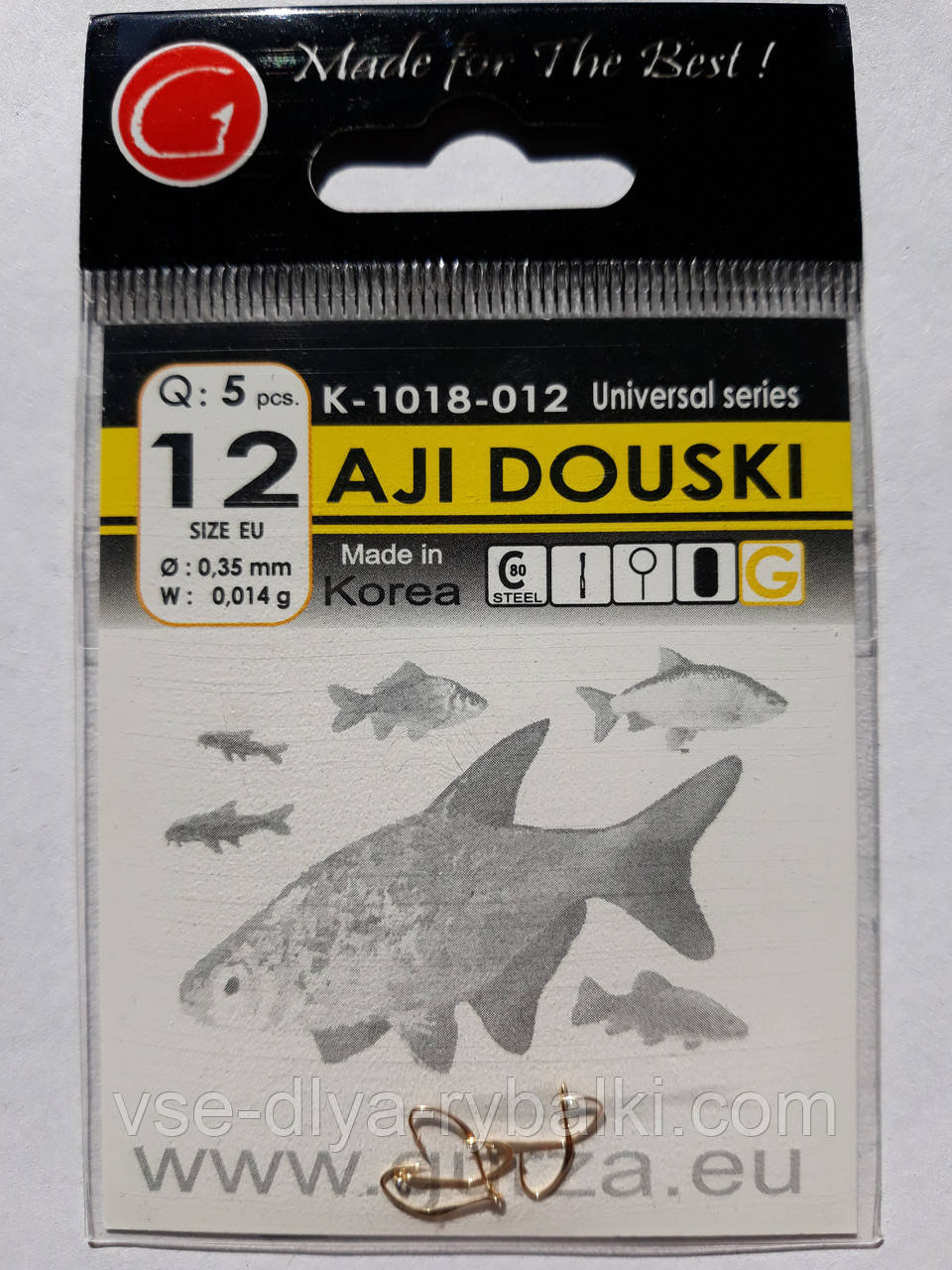 Гачки Gurza aji douski gold № 12