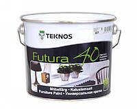 Емаль уретан-алкідна TEKNOS FUTURA 40 універсальна (напівглянсова) 2,7 л