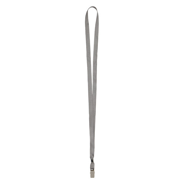 Шнурок для бейджа з металевим кліпом Axent 4532-03-A, сірий