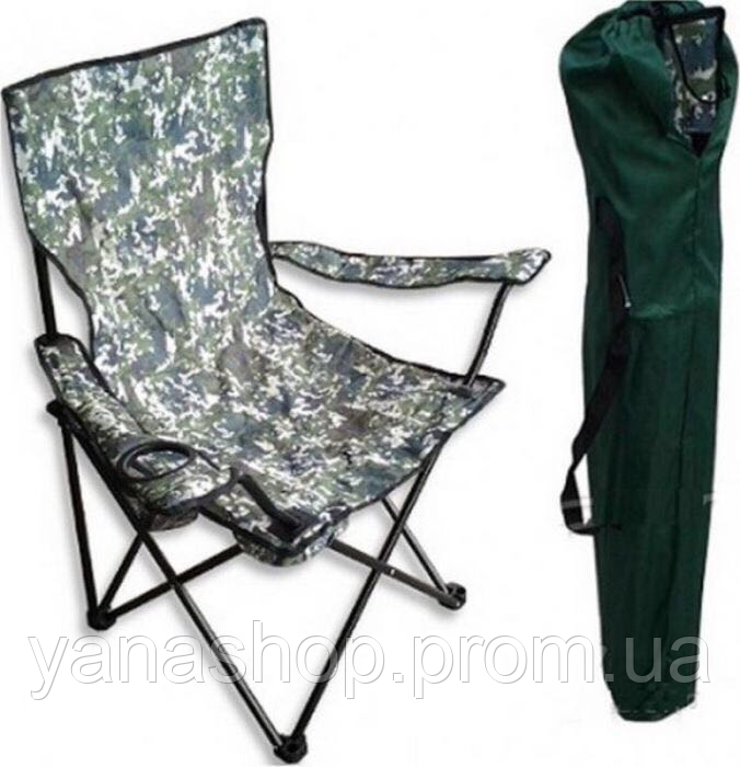 Стул - кресло складное " Рыбак " хаки в чехле - фото 1 - id-p673509326