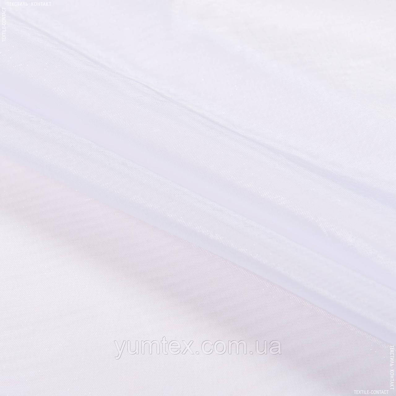 Органза сіва блиск білий 113124