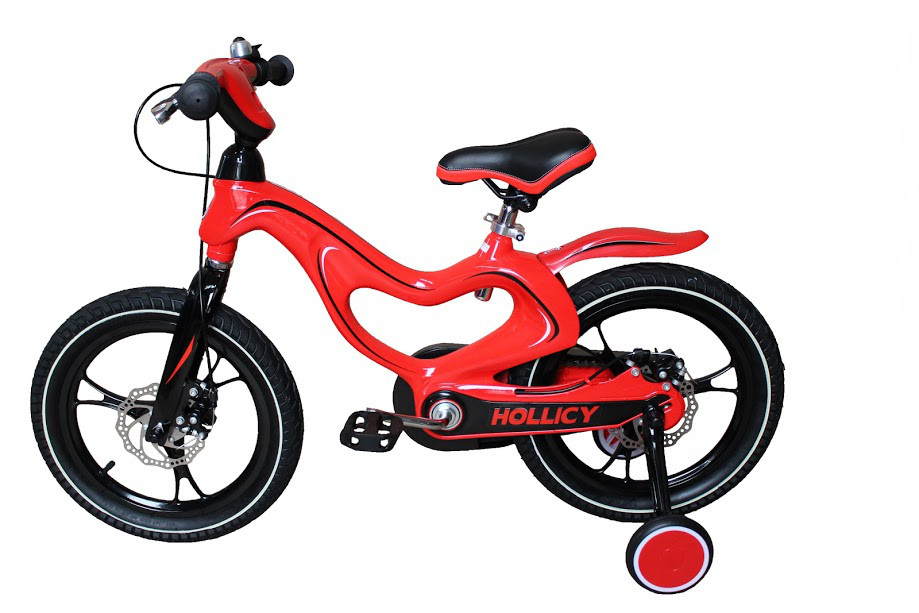Дитячий двоколісний велосипед Hollicy 16 магневая рама червоний MH1611-440