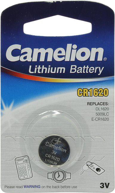 Дисковая батарейка CAMELION Lithium Cell 3V CR1620 - фото 1 - id-p278808137