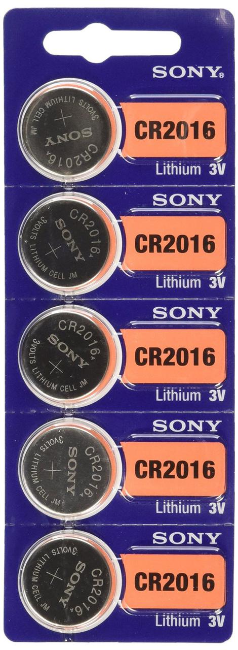 Дискова батарейка SONY Cell Lithium 3V R2016 (5шт)