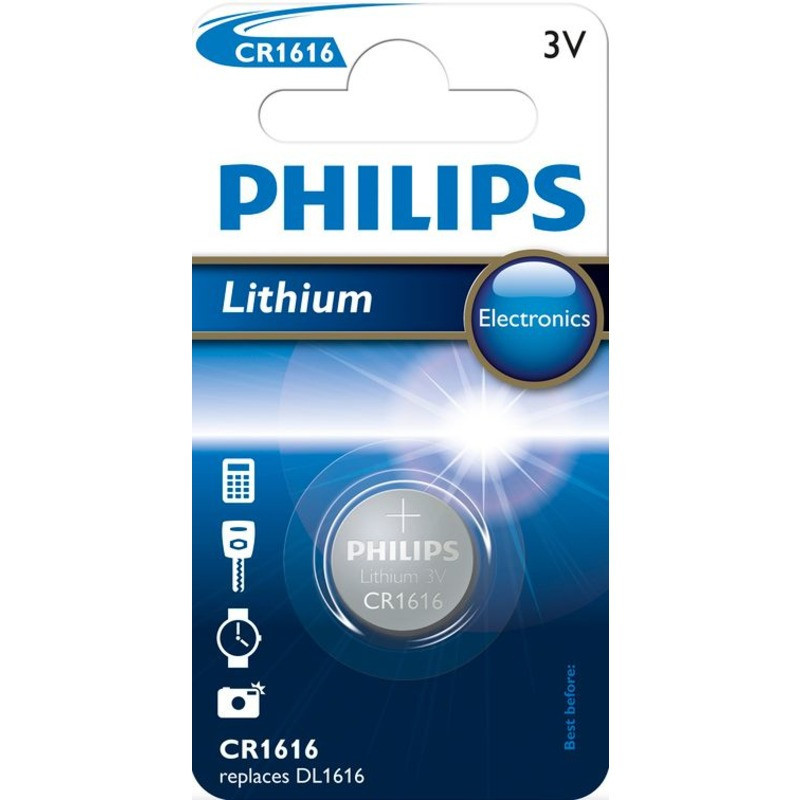 Дисковая Батарейка PHILIPS Lithium Cell 3V CR1616 — Купить Недорого на ...