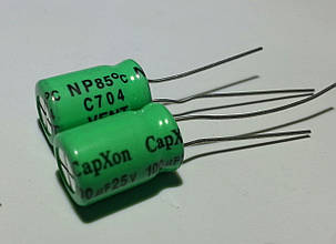 100mkf - 25v (НЕПОЛЯРНІ ЕЛЕКТРОЛІТИ) <NP> 8*11,5