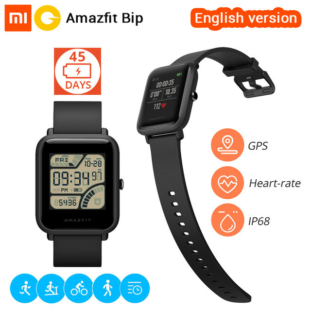 Smart Watch Xiaomi Amazfit Bip A1608 Black ip68 190 мАч - фото 2 - id-p673571633