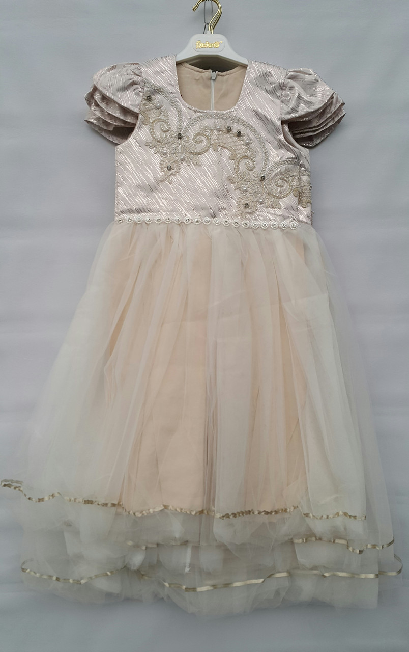 Нарядное платье на девочек 7-8-9-10 лет Мария - фото 1 - id-p673659058