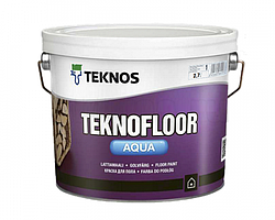 Емаль акрилова TEKNOS TEKNOFLOOR AQUA для підлоги (білий) 2,7 л