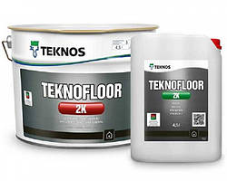 Емаль епоксидна TEKNOS TEKNOFLOOR 2К для підлоги в комплекті з затверджувачем 4,5 л