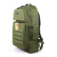 Тактический армейский туристический крепкий рюкзак 60 литров олива. Армия,охота,спорт,туризм,рыбалка