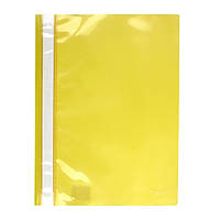 Швидкозшивач А4 Axent 1317-26-A, прозора лицьова сторона, жовтий