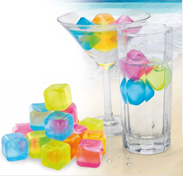 Багаторазовий лід Кубики, Набір 12 шт. Охолоджувач напоїв Cubes Ice