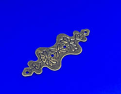 Декоративний елемент-2 5,6х2см бронза, метал.