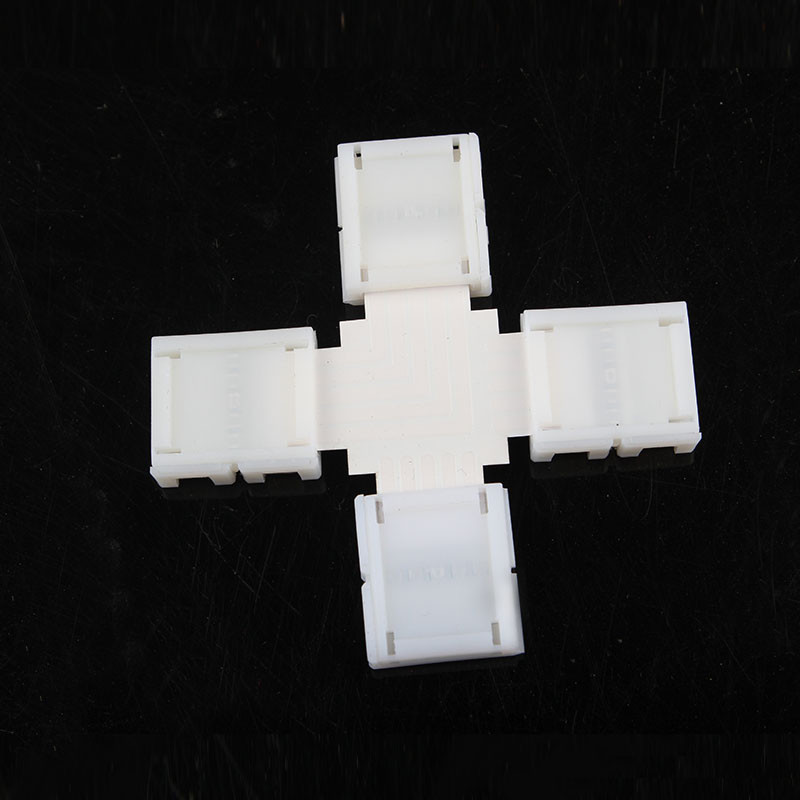 Конектор X-подібний для світлодіодної стрічки SMD 5050 RGB